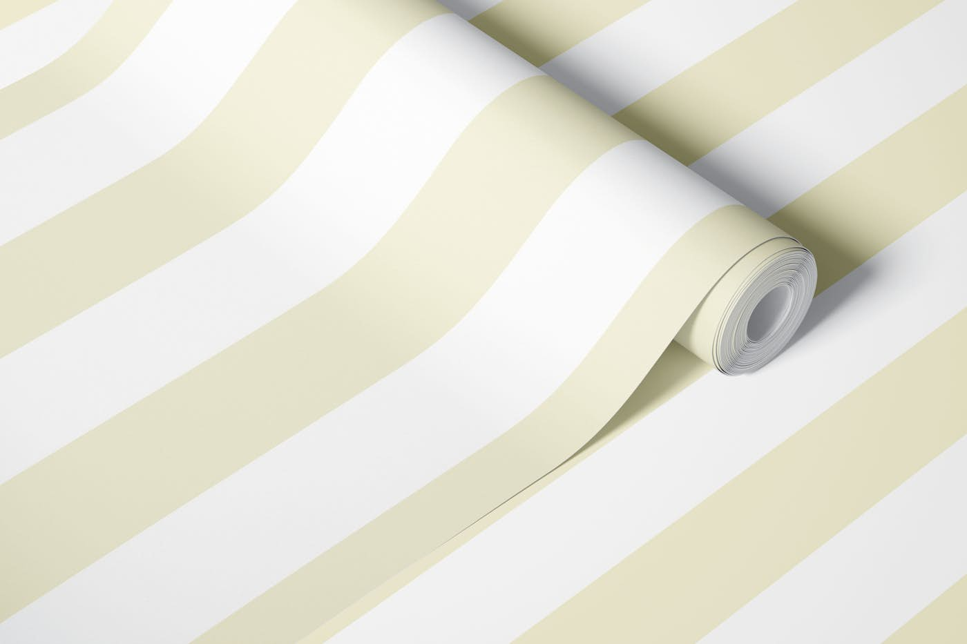 Cream Stripes wallpaper roll