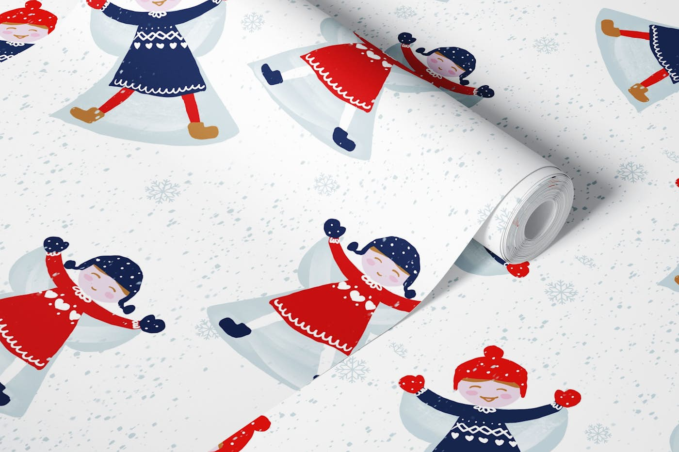 Let it Snow Kids wallpaper roll