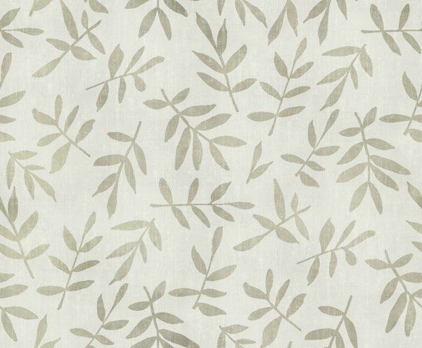 Simple Ditsy Leaf Pattern Neutral Beige