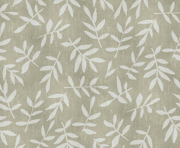 Simple Ditsy Leaves Pattern Neutral Beige