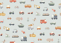 Vehicles for kids blue papel pintado