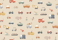 Transportation papiers peint