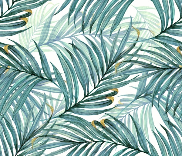 Palm Leaves Jumbo (blue green)