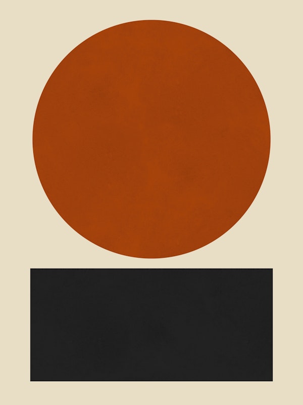 Minimalism with circle 2