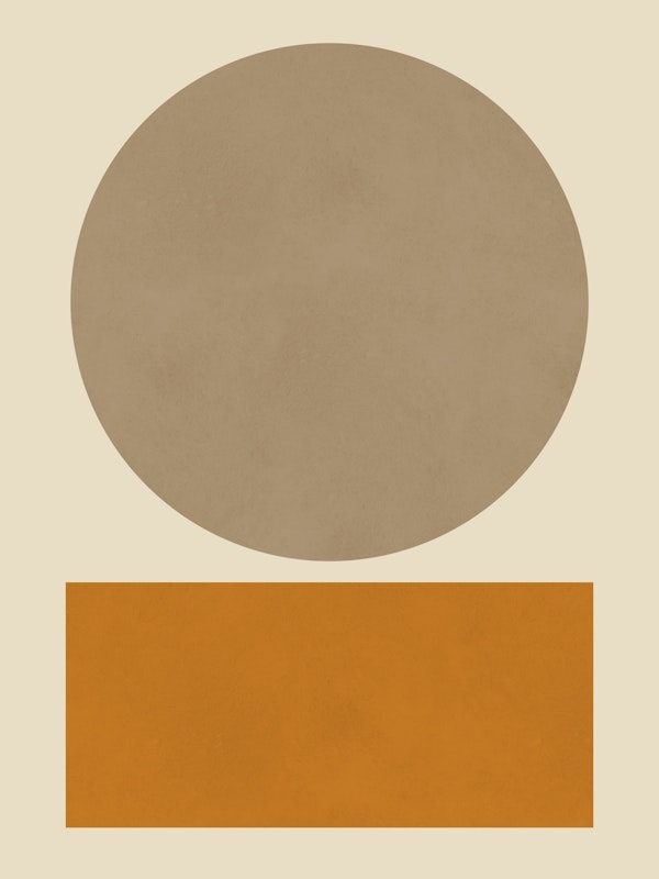 Minimalism with circle 3