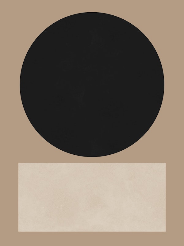 Minimalism with circle 6