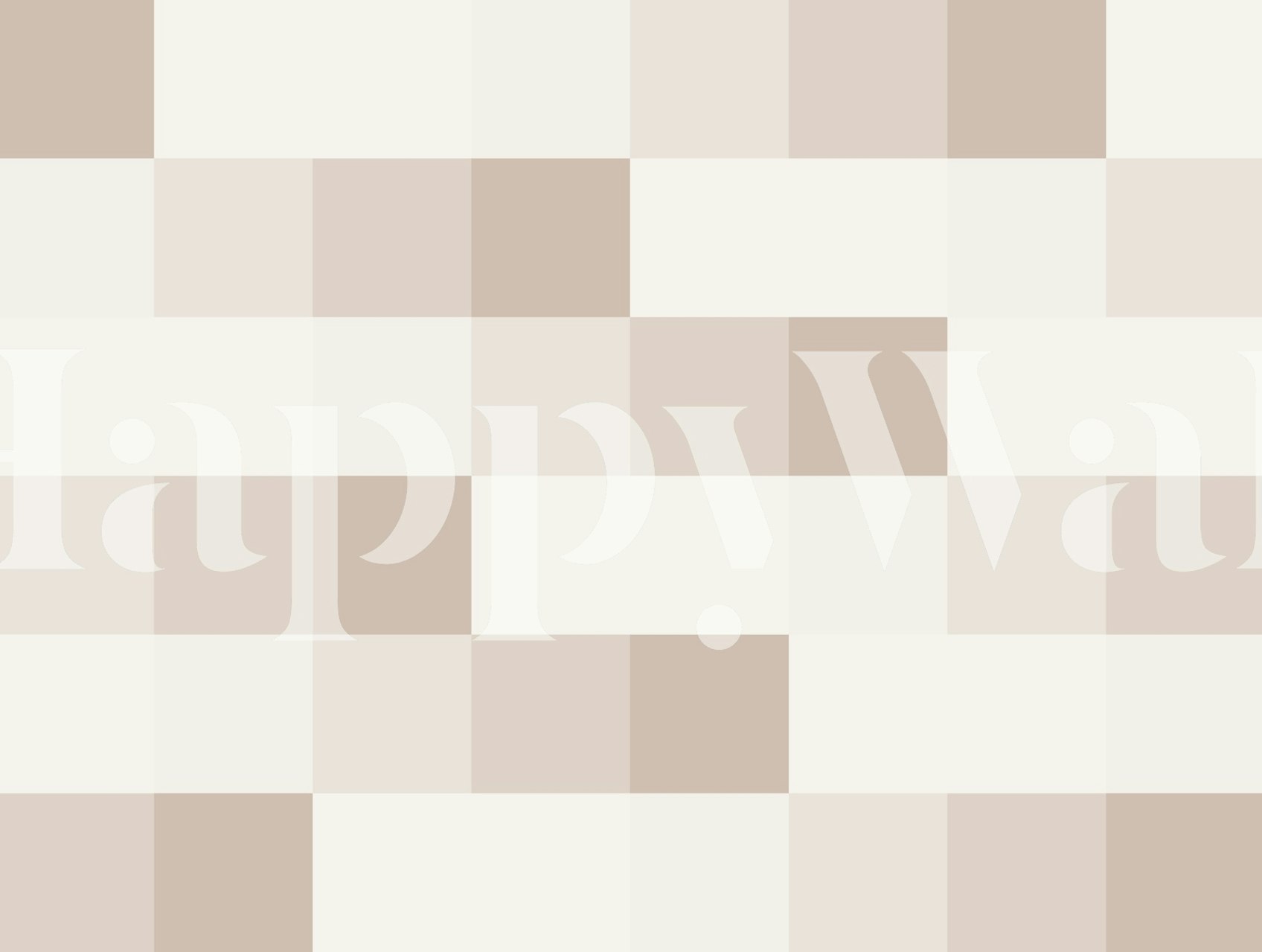 Papel de parede Modern Check 1 em um quarto