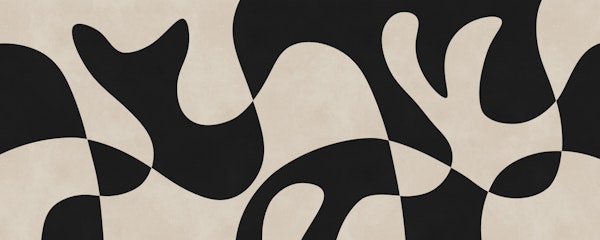 Black and white organic design 3