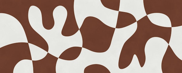 Brown and white organic design 1