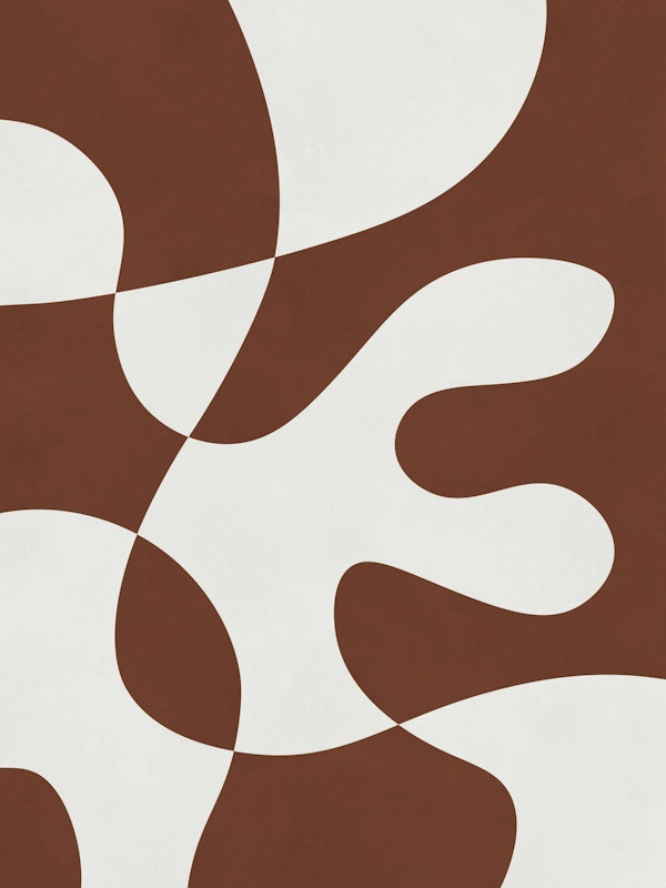 Brown and white organic design 2