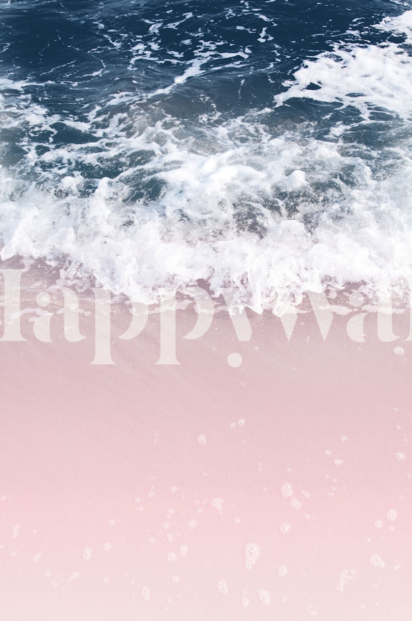 Crashing Waves 2 wallpaper in a room