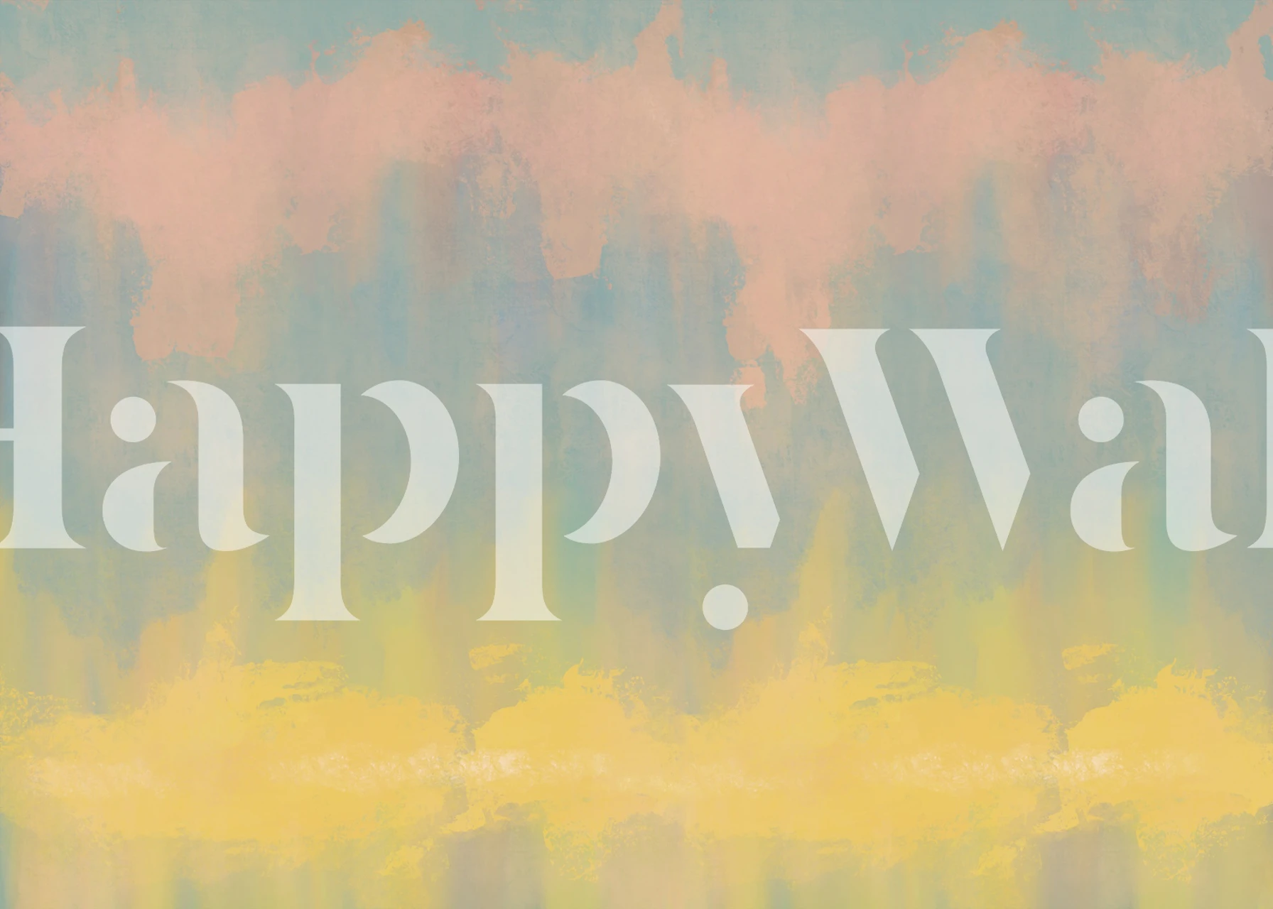 Abstract pastel acrylic painting wall mural for home decor