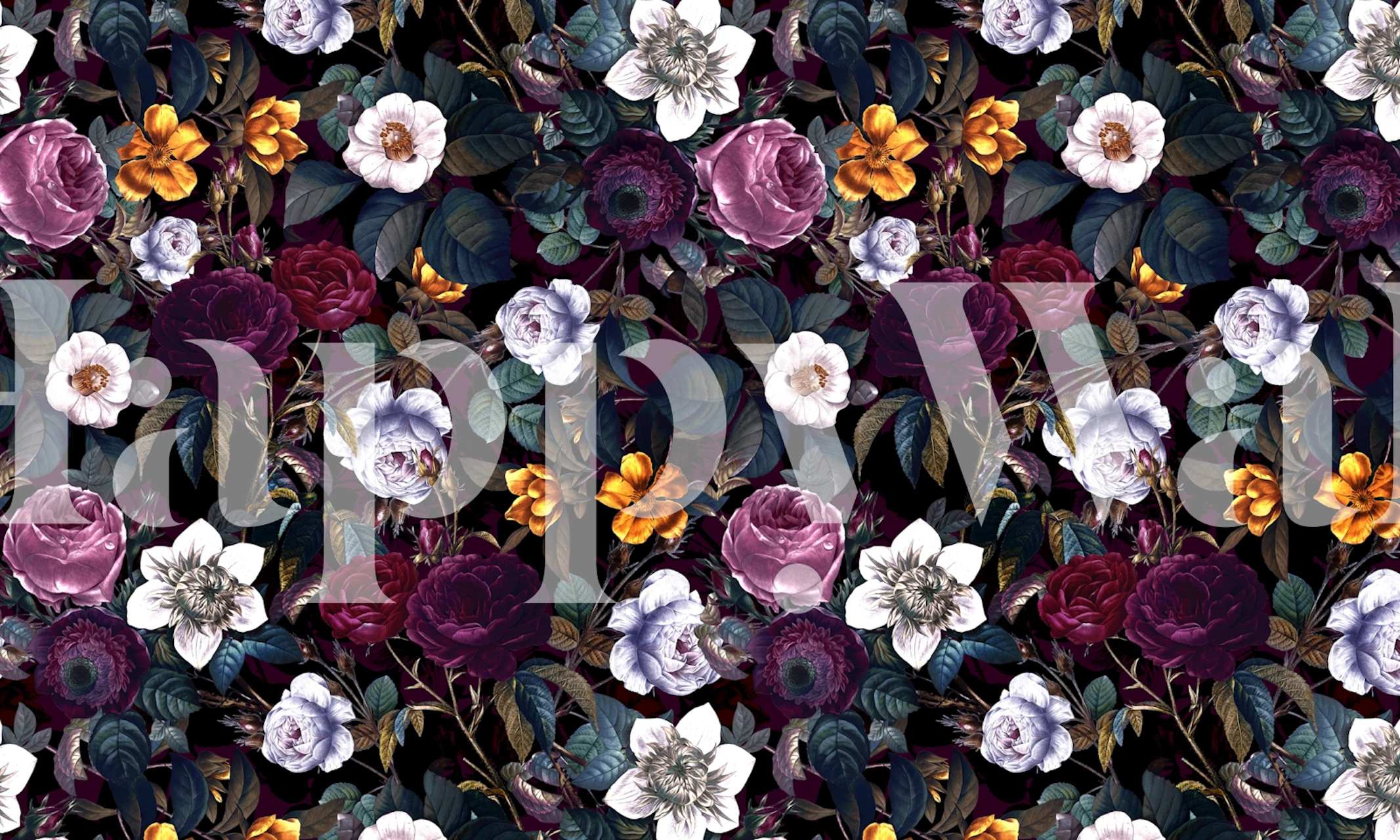 Viva Magenta 18-1750 design floral