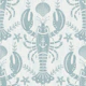Scandi Blue Lobster with Anchor 2 - Large