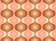 Warm Retro Abstract Geo Waves