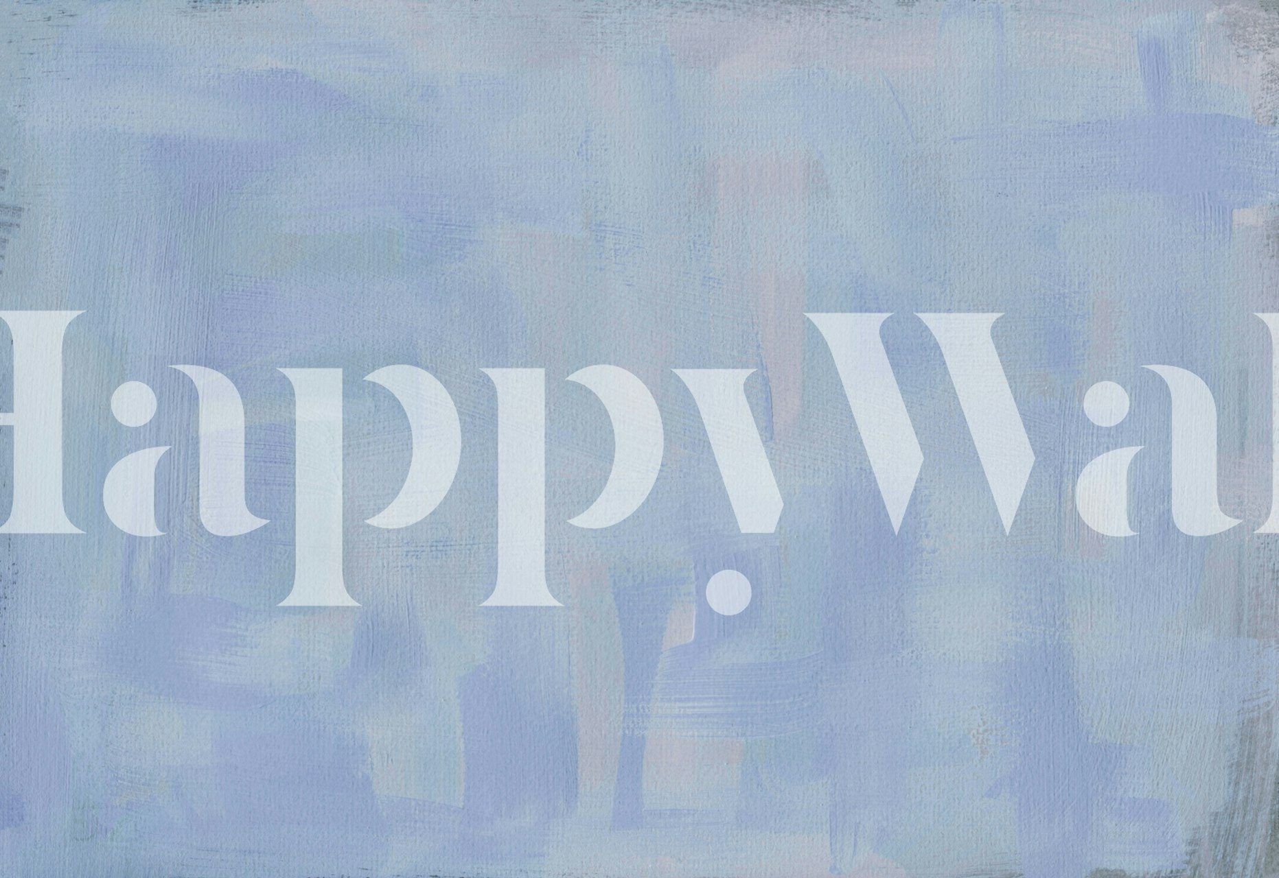 Blue abstract brushstroke wallpaper with soft texture design