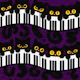 Cute Halloween Black Spooky Cats 1