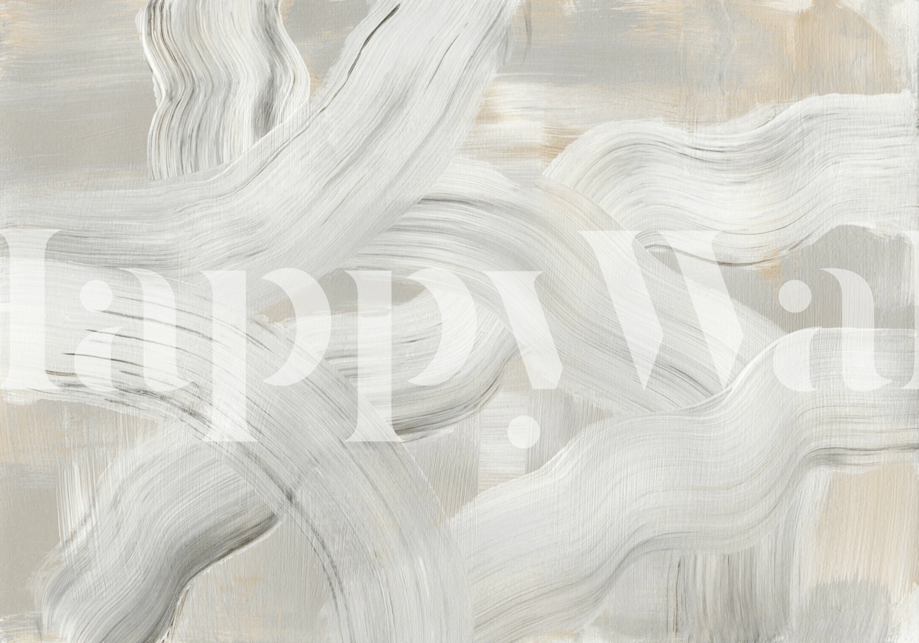 Abstract gray brush strokes on a light background wallpaper