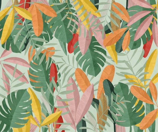 Green tropical jungle