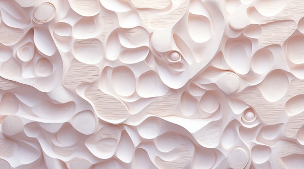 Abstract pink texture with 3d elements