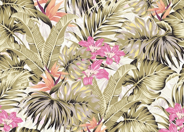 Sepia Jungle Pattern