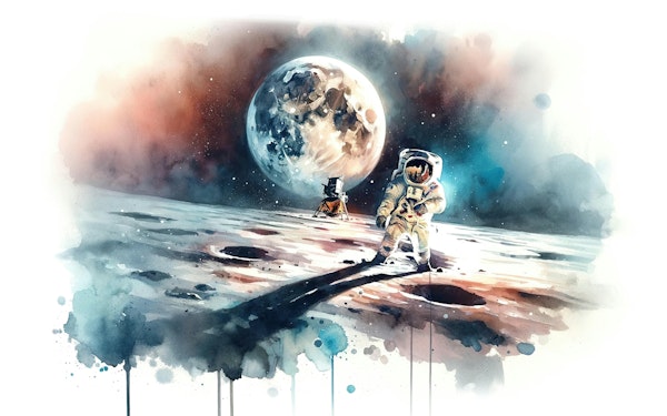 Moonwalk in Watercolor