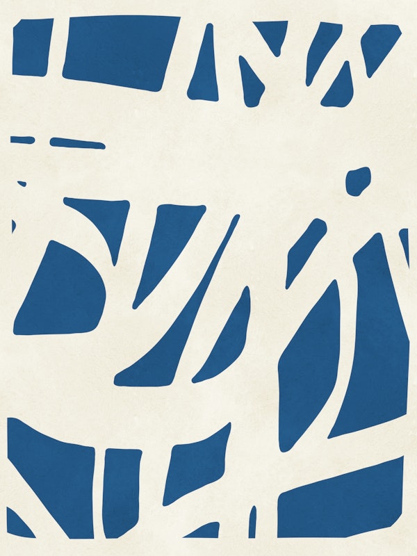 Lines on blue background 3