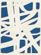 Lines on blue background 4