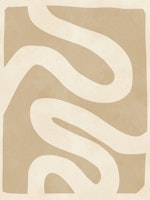 Lines on beige background 1 tapete