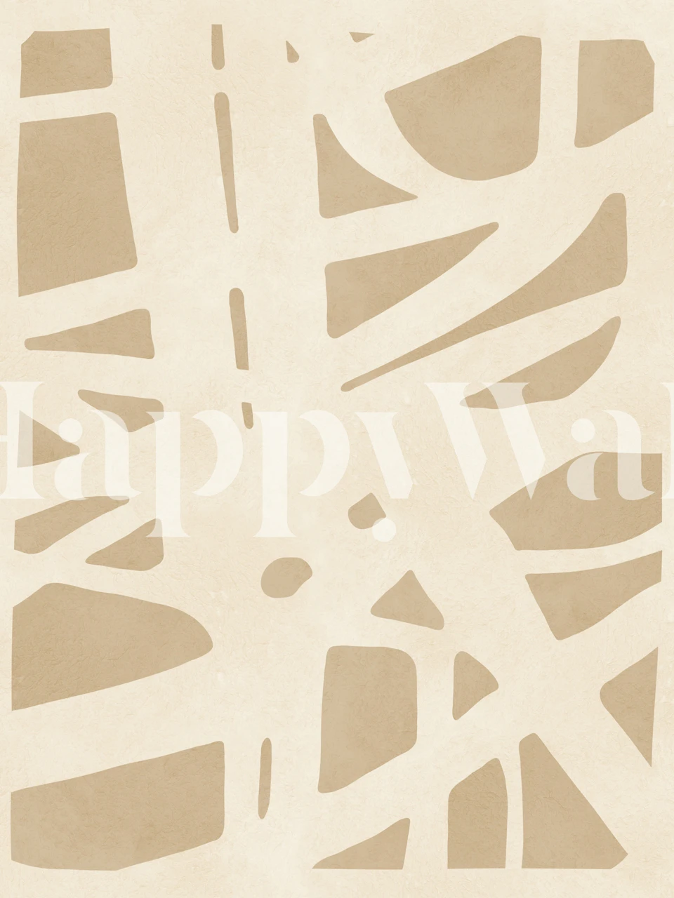 Beige abstract lines pattern wallpaper