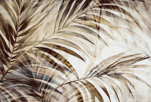 Midnight Jungle Palm Cove Brown Foliage