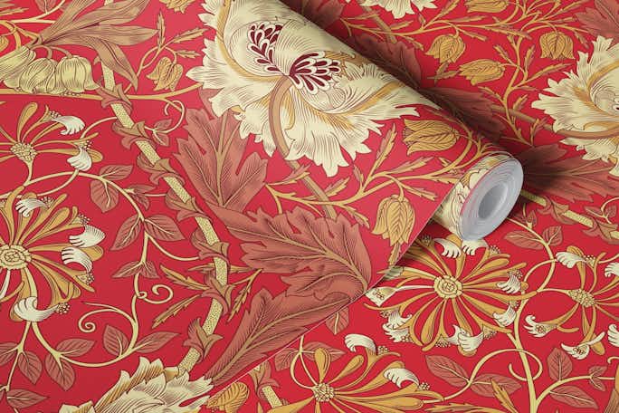Victorian Honeysuckle and Tulip 14wallpaper roll