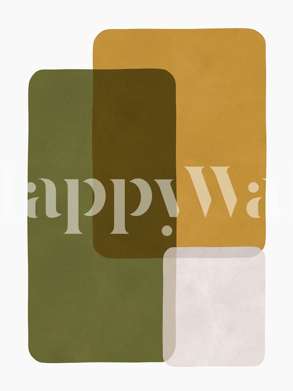 Ταπετσαρία Boho minimalism σε ένα δωμάτιο