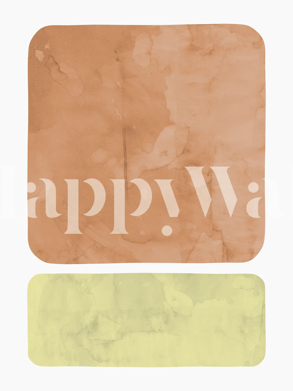 Boho minimalism 22 wallpaper in a modern room