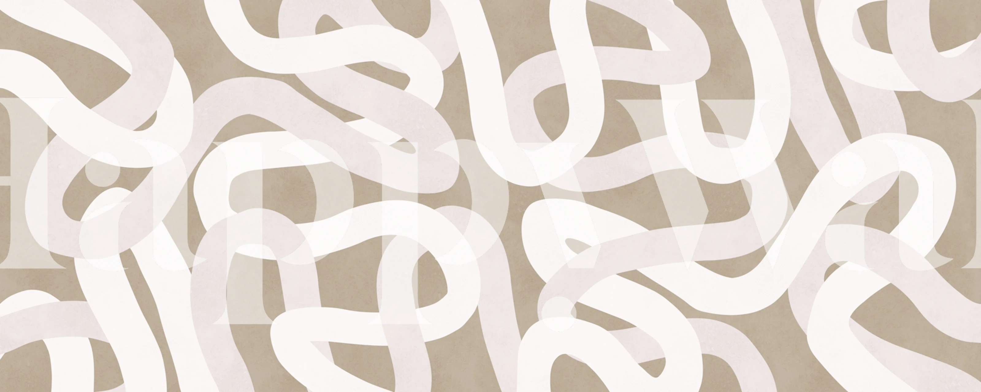 Abstract lines pattern on beige background wallpaper