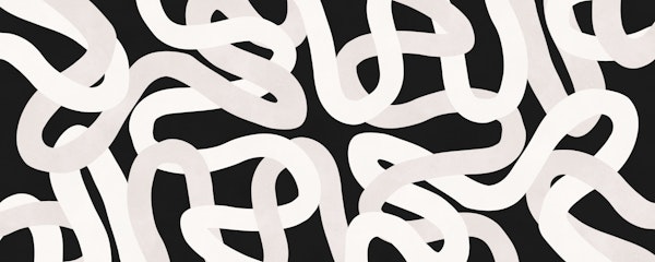 Lines on black background