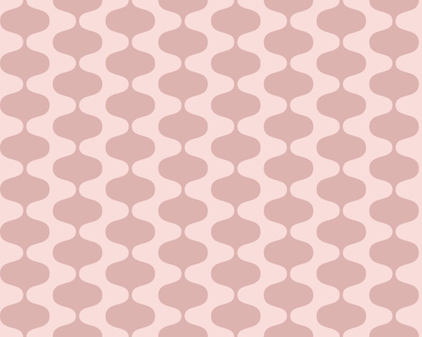 Bold Luxury Wave Stripes Tan Pink