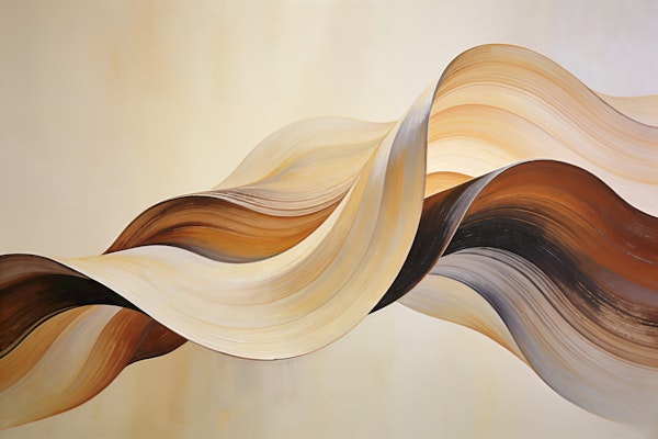 Delicate Luxury Wave Stripes