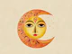 Sun And Moon Whimsy Face