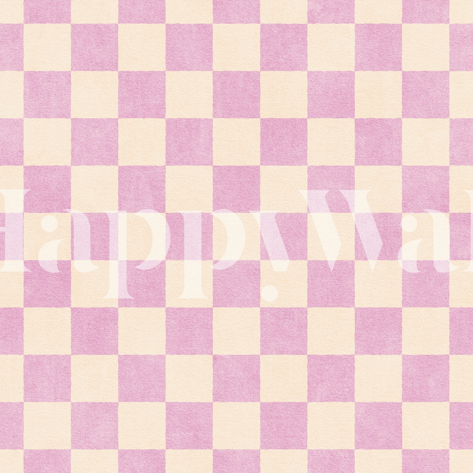 CHECKER - 001 - Rose Quartz wallpaper | Happywall