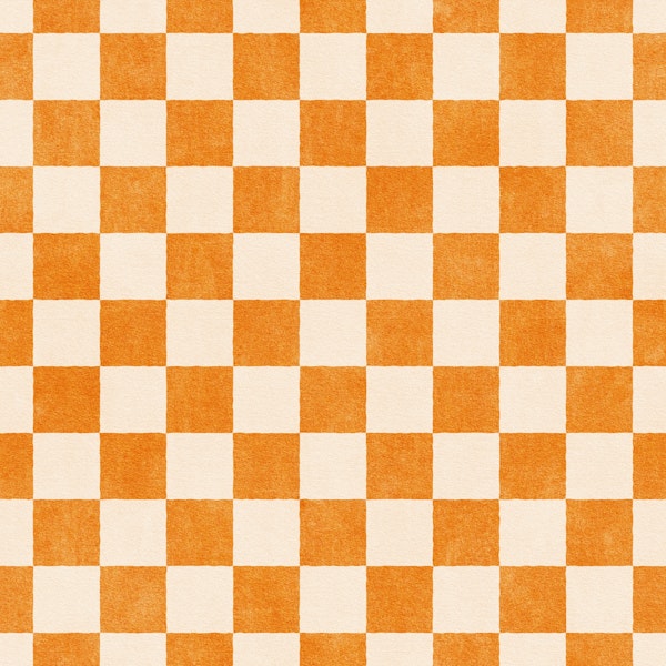 CHECKER - 001 - Tangerine