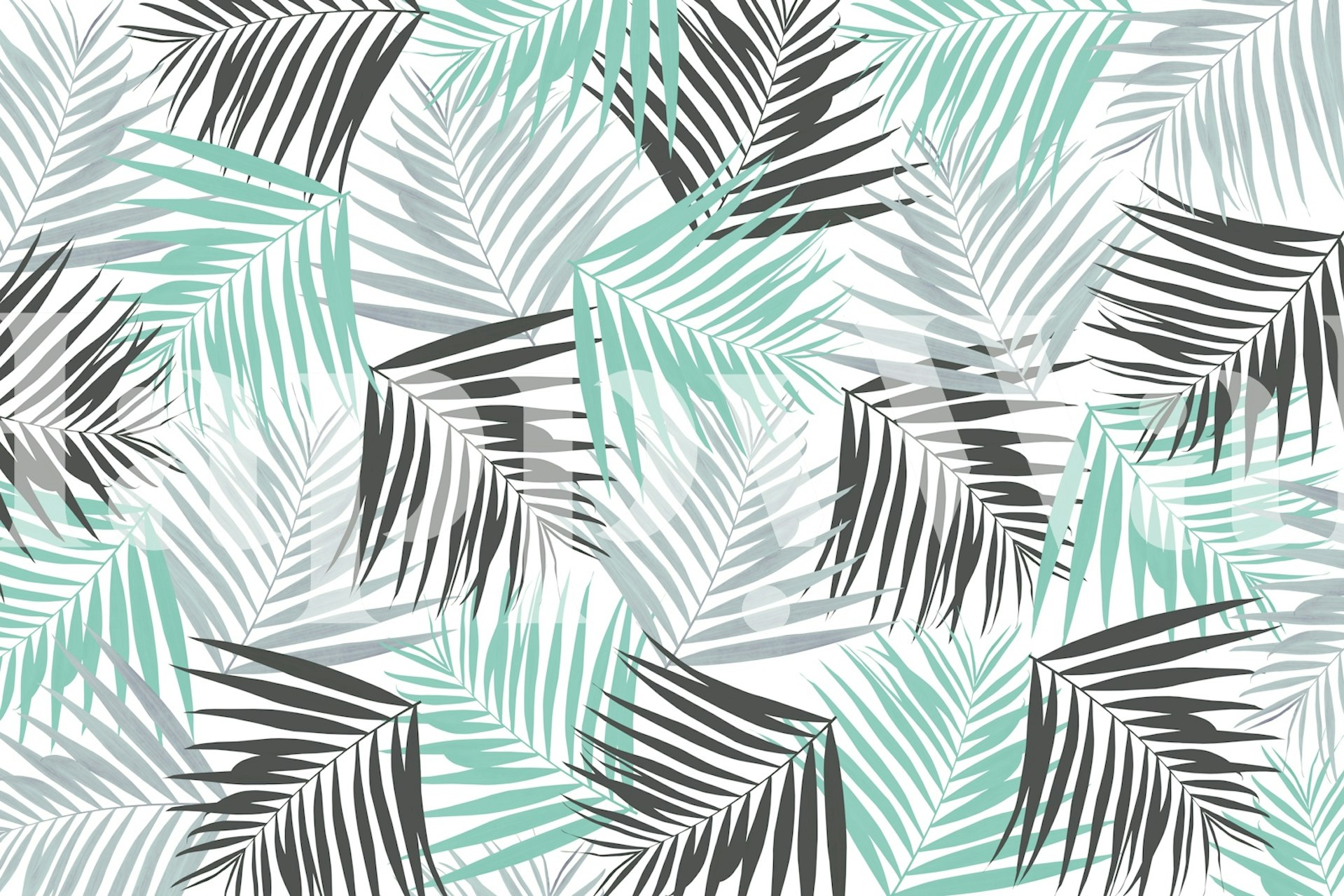 Tropical Retro 6 tapet i et rommiljø