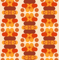 Funky Seventies Pattern papiers peint