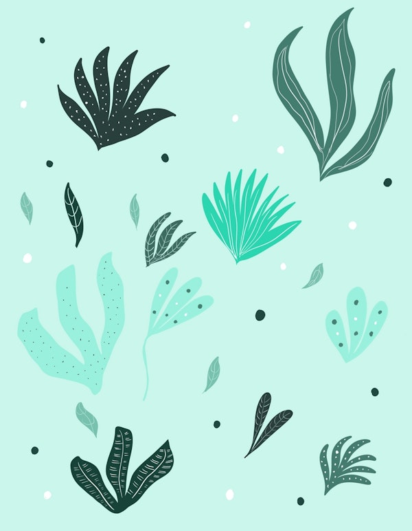 Underwater Leaves Jungle 1