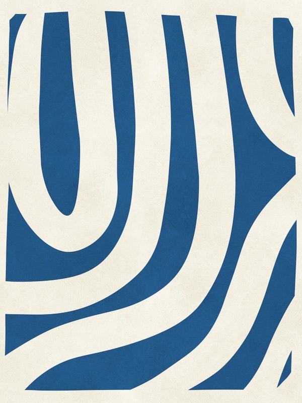 Lines on blue background 7