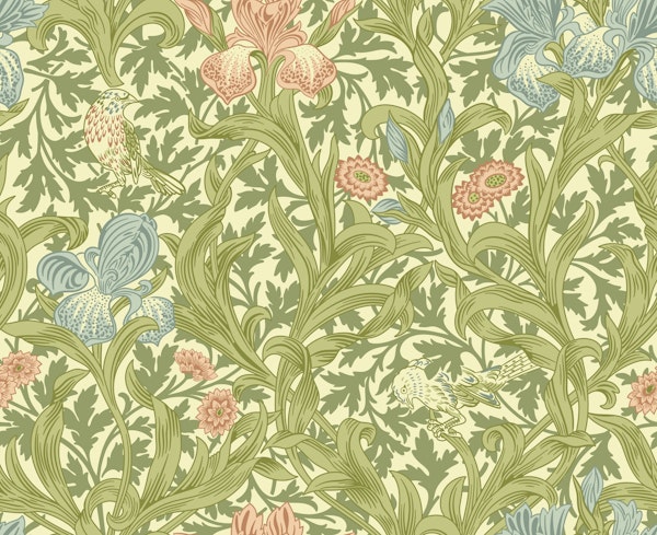 Victorian Irises pattern 2