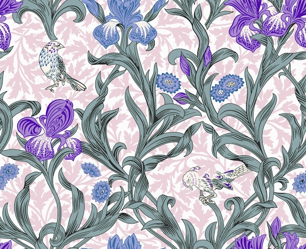 Victorian Irises pattern 8