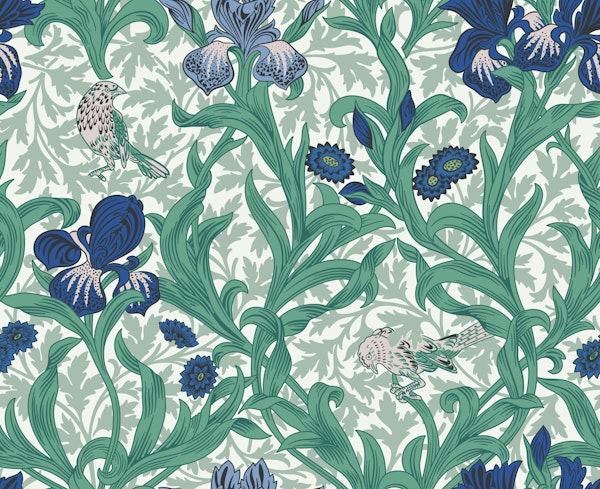 Victorian Irises pattern 9
