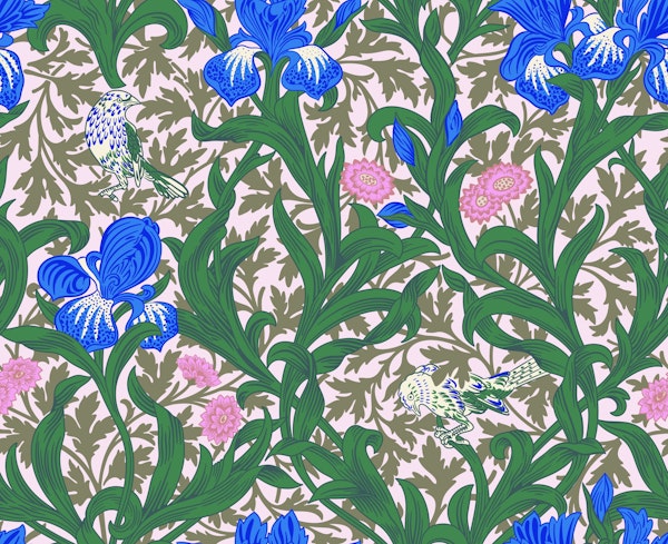 Victorian Irises pattern 12
