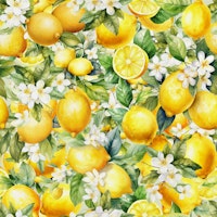 Lemon Blossoms 2 tapete
